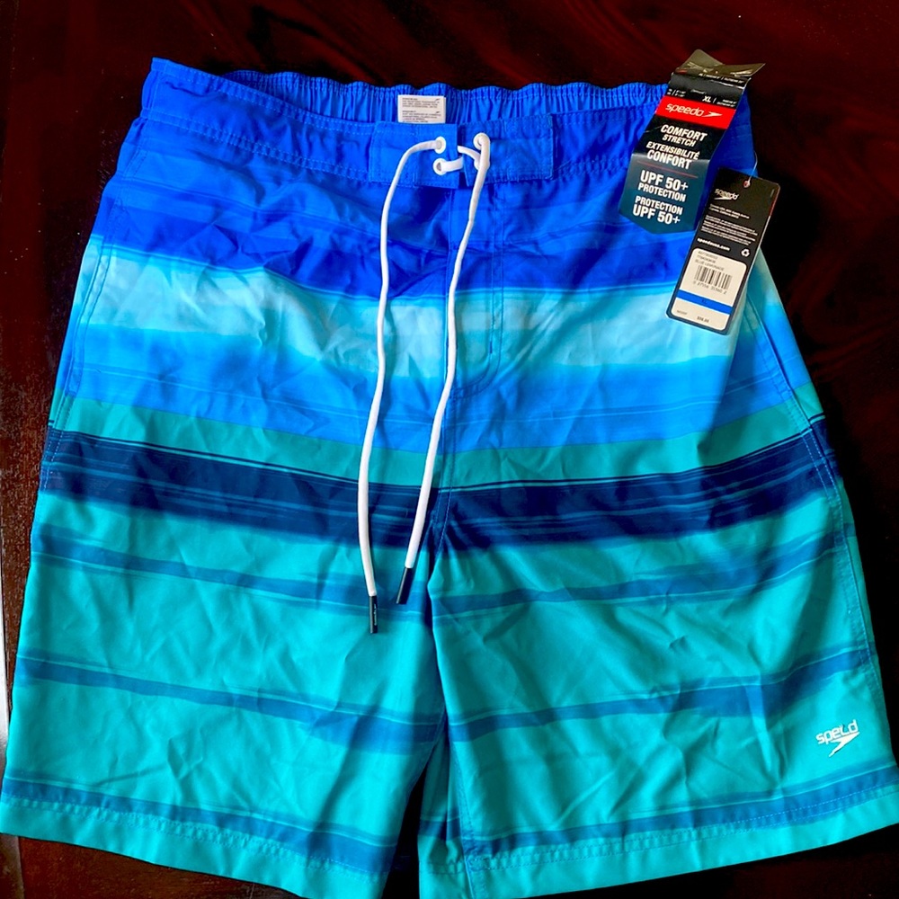 Speedo Mens Comfort Stretch Swim Trunks (Xl)